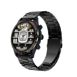 Y99 Smartwatch Bluetooth Call Music AMOLED Schermata Cesto cardiaco Pressione sanguigna Compass Watch Multi Sport