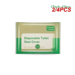 Toilet Seat Covers 2/4PCS Portable Disposable Type Travel Camping El Bathroom Accessories Paper Waterproof Soluble Water