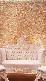 40X60cm Artificial Silk Flower Wall Panel White Flowers Hydrangea Wedding Decoration Wedding Party Backdrop Decor3736528