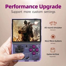 MIYOO Mini Plus Portable Retro Handheld Game Console V2 Mini 3.5 Inch IPS Screen Classic Video Game Console Linux System Gift 240509