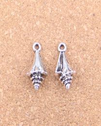 56pcs Antique Silver Bronze Plated conch shell Charms Pendant DIY Necklace Bracelet Bangle Findings 21116mm8501232