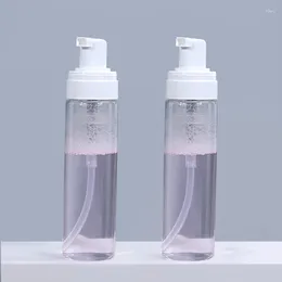 Liquid Soap Dispenser Portable 80ML Foaming Bottle Empty Face Eyelashes Cosmetic Cleaner Clear Container 10Pcs