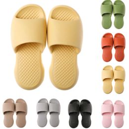 2024 Designer slippers shoes summer and autumn Breathable pink grey yellow orange green hotels beaches GAI other places size 36-45 D7455