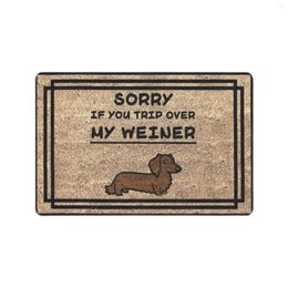 Carpets Entrance Floor Mat If You Trid Over My Weiner Door Outdoor Indoor Rubber Welcome