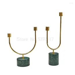 Candle Holders Nordic Candlestick Simple Wind Ornaments Geometric Semi Manual And Mechanical