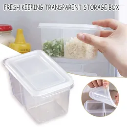 Storage Bottles Plastic Container Food Organiser Boxes With Lids Containers Fridge Produce Save