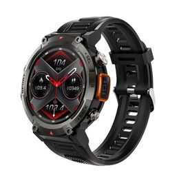 2024 Smart Watches New S100 Bluetooth Call Sports Fitness Rastreing Smart Watches Flashlight Música Freqüência Coração Pressão arqueada Smart Hand
