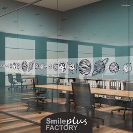 Window Stickers Office Opaque Film Self Adhesive Panel Glass Pvc Frosted Mirror Muraux Home Decoration DE50ZST