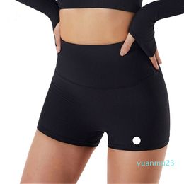 2024 LL LEMONS Shorts lign Women Yoga leggings Outfits Lady Sports Triple yoga Ladies Pants Exercise Fiess Wear Girls Running Leggings gym slim fit short