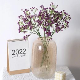 Decorative Flowers 52cm Gypsophila Simulation Fake Flower Bride Bouquet Wedding Party Floral Arrangements Home Table Decoration