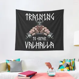 Tapestries Training To Enter Valhalla Tapestry House Decorations Aesthetic Decoration Art Mural Home