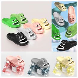 New top Designer Ugly Cute Funny Frog Slippers men women sandals Wearing Summer grey black white Thick Sole and High EVA Anti Beach Shoes