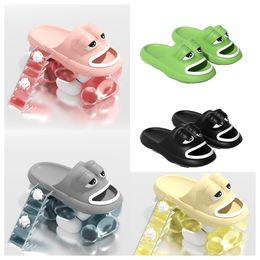 2024 new Designer Ugly Cute Funny Frog Slippers men women sandals Wearing Summer grey black green white Thick Sole and High EVA Anti Beach Shoes