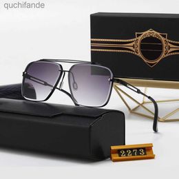 Top Level Seiko Edition Dita Sunglass Vintage Sunglasses Rimless Square Womens Sun Glasses Fashion Designer Shades Luxury Golden Frame Sun with Brand Logo