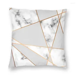 Pillow Modern Abstract Marble Geometric Pattern Throw Covers Decoration Luxury Salon Square Pillowcase