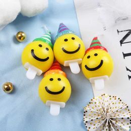 5Pcs Candles Cute Birthday Cake Art Candle Wedding Party Decorative Candles Cake Cupcake Topper Party Supplies Cake Decorating