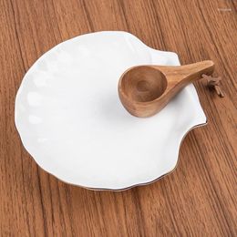 Cups Saucers Finland Tea Cup Rubber Wood Small Wooden Mug Single Hole Water Coffee Kitchen Supply