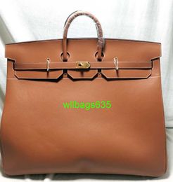 Bk Leather Handbag Trusted Luxury 60cm Platinum Bag Customised Platinum Bag Large Travel Bag Large Capacity Bag Genuine Leather Travel Bag Do have logo HBLKD2