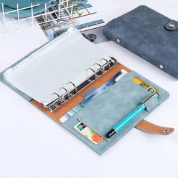 Macaron Budget Money Binder A6 Loose Leaf Notebook Pretty Cash Stuffing Organiser With Envelop Daily Agenda 2024 Notepad