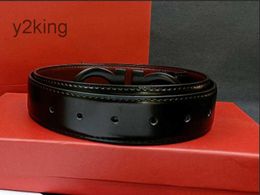 Smooth Leather Belt Luxury Belts Designer for Men Big Buckle Male Chastity Top Fashion Mens Wholesale 2RCF M5EB