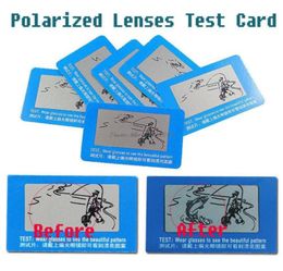 WholePolarized Lenses Test Card for glasses shops Polarisation polarised test paper for poloroid polariod polaroid lenses su3881540