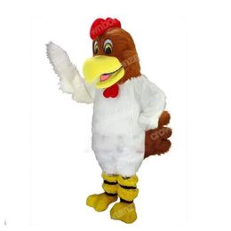 2024 Halloween chicken Mascot Costumes Halloween Cartoon Character Outfit Suit Xmas Outdoor Party Festival Dress Promotional Advertising Clothings