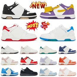 Top Fashion Arrows Motif Out Of Office Designer White Shoes Luxury Midtop Sponge For Walking Casual Trainers Low Womens Mens OG Jogging Walking Platform Red Sneakers