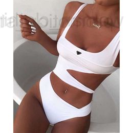 Womens Swimwear Designer Sexy White Swimsuit Women Cut Out Push Up Bathing Suits Beach Wear Swimming Suit for Jwcj 1pt4 ggitys K7LD