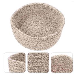 Storage Bottles Montessori Bask Imitation Rattan Woven Basket Japanese Decor Home Snack Organiser