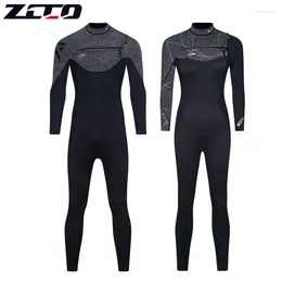 Women's Swimwear 2/3MM Neoprene Wetsuit One-piece Warm Men Women Full-body Surfing Swimsuit Water Sports Premium Diving Suit