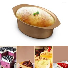 Baking Moulds Nonstick Cheese Cake Pan Molds Chiffon Tray Bread Making Mould Carbon Steel Backing Oval Shape Kitchen Tools