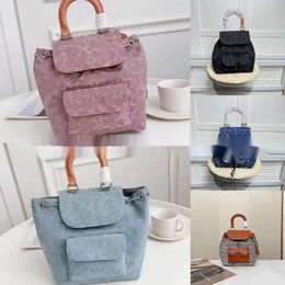 Fashion Mini Backpack Designer Tabby Shoulder Bag Top Quality Bag Women Luxury Backpack Style C Versatile Drawstring Book Bag Messenger Bag versatile Bucket Bag