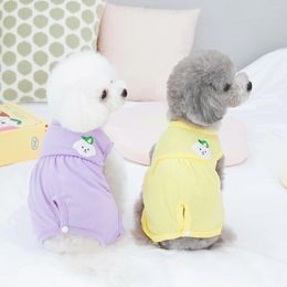 Dog Apparel 2024 Spring And Summer Four-legged Home Clothes Pet Clothing Spay Neuter Pyjamas Kawaii