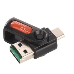 2024 2 IN 1 Card Reader USB 3.0 Micro SD TF Card Memory Reader High Speed Multi-card Writer Adapter Flash Drive Laptop Accessoriesfor TF Card Writer Adapter