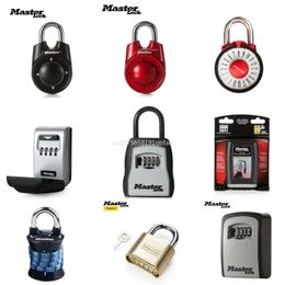 Master Lock Portable Padlock Escape Room Lock Gym School Club Cabinet Lock Combination Hook Safety Storage Box 240422