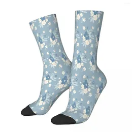 Men's Socks Floral Pattern Male Mens Women Autumn Stockings Printed