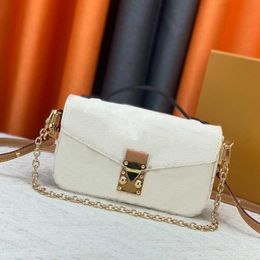 10A Fashion High East Designer Bag Luxurys Quality White Handbags Shoulder Cross Chain Canvas Tote Purse Gold Women Bags Body West M462 Jbrv