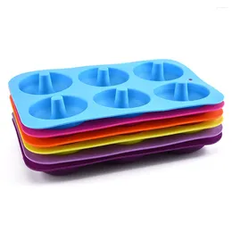 Baking Moulds 6-Cavity Silicone Cake Mold Donut Mould Chocolate Molds Cakes