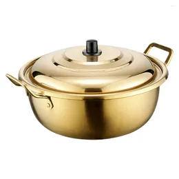 Double Boilers Instant Noodle Pot Soup Kitchen Stockpot Korean Ramen Cooking Milk Pots Amphora