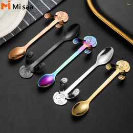 Coffee Scoops Dessert Spoon Unique Functional Exquisite In-demand Creative Top-rated Makes A Thoughtful Gift Tableware Cartoon Versatile