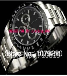 Men Watch Automatic Eta 4130 Movement 116520 Black Dial Chronograph Working Men039s Watchs Watches6363171