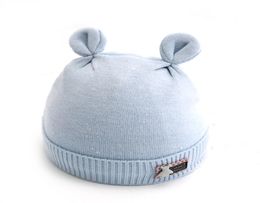 2020 knitted Tyre cap 036 months babies men and women newborn babies infants and young children hats autumn and winter6136991