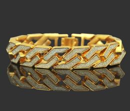 New iced out chains Bracelet for Men039s diamond tennis bracelet iced out cuban link chains hip hop bling chains jewelry men1988594898489