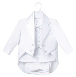 Clothing Sets SellingClassic little boy tailcoat/wedding party baby boy set/baby boy beige 5-piece setL2405