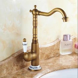 Bathroom Sink Faucets Faucet European Style Pure Copper And Cold Water Kitchen Mixer