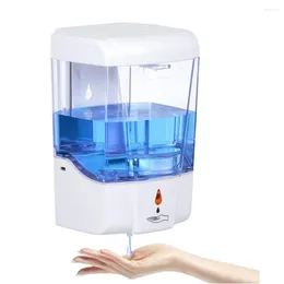 Liquid Soap Dispenser 700ML Automatic Touchless Sensor Hand Sanitizer Shampoo Detergent Wall Mounted For Bathroom And Kitchen