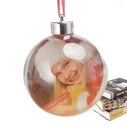 Party Decoration Po Baubles For The Christmas Tree Transparent Ball Ornament DIY Holiday Valentine's Day Decorations Picture