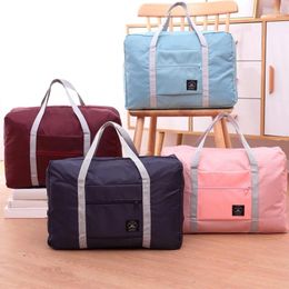 Storage Bags Folding Travel Bag Clothes Luggage Organiser Portable Suitcases Women Toiletry