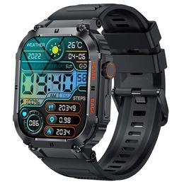 Ny K57Pro Bluetooth Call Smart Watch Outdoor Three Defense Sports Waterproof 1,96-tums smart klocka