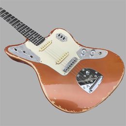 High quality custom JAG electric guitar gold body made of antique retro electric guitars